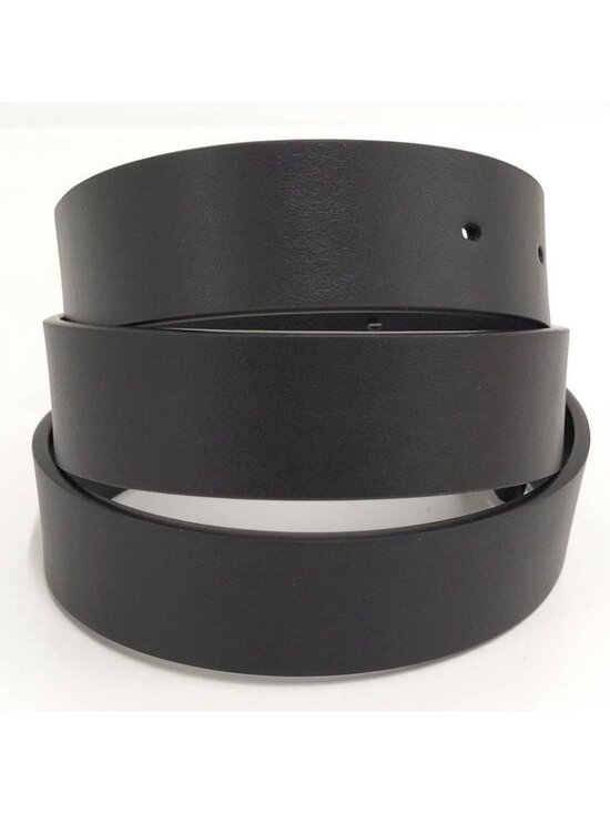 Dior Belt Logo Line Stone Leather Black List 75 main image 5